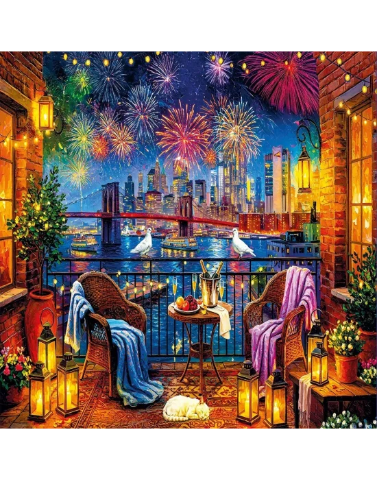 20837 Puzzle 1000 A Festival İn Brooklyn