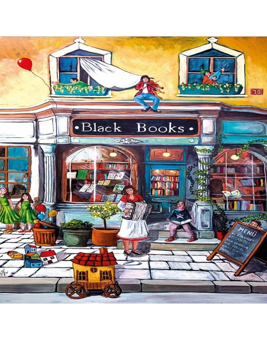 20852 Puzzle 1000 Black Books