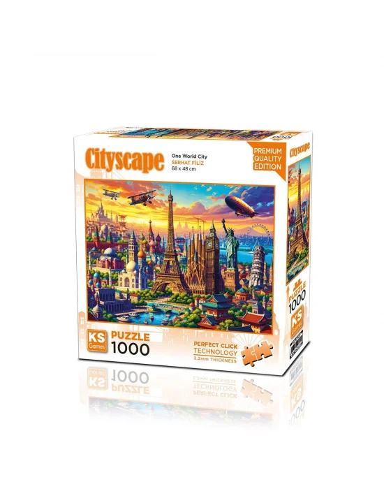 20854 Puzzle 1000 One World City