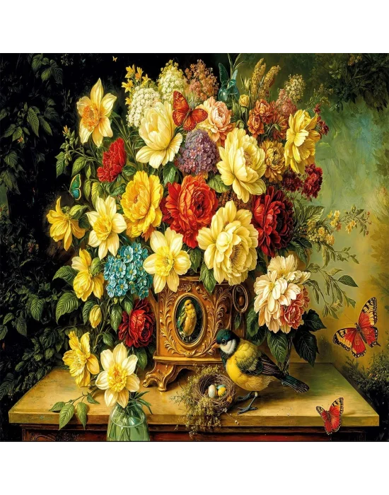 20857 Puzzle 1000 Flowers And Wings