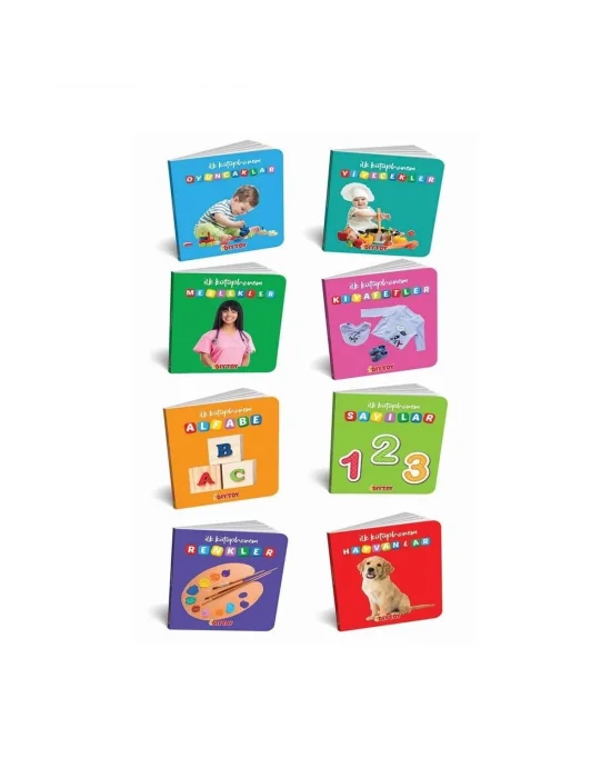 2090 Dıytoy, İlk Kütüphanem-ilk Sözcükler 8li Mini Kitap Seti