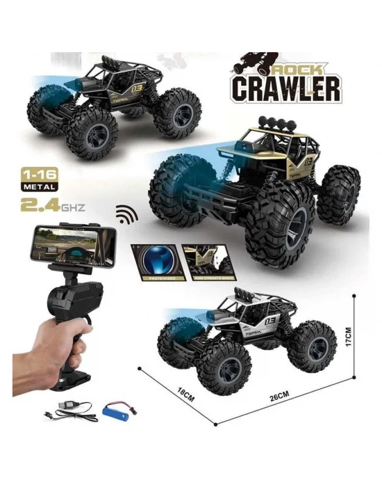 2095 1 16  Wifi Kameralı Rock Crawler Arazi Aracı 4x4 -gepettoys