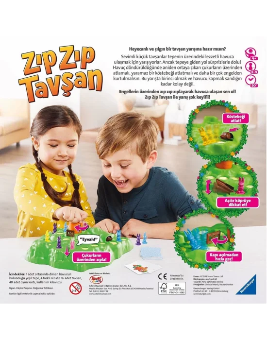 209767 Ravensburger - Zıp Zıp Tavşan +4 Yaş