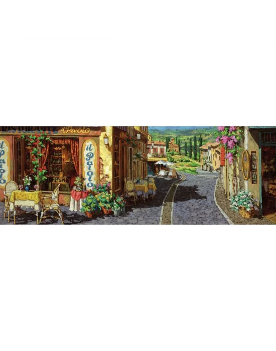 21006 Panoramik Ristotant 1000 Parça Puzzle -ks Puzzle