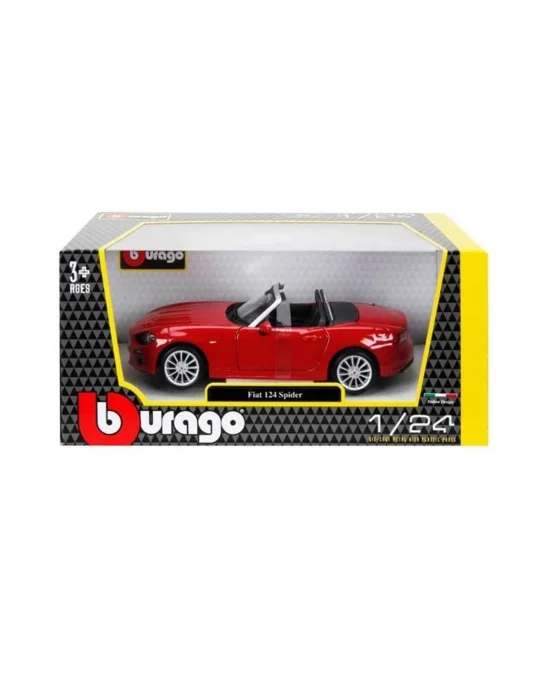 21083 Burago 1:24 Fiat 124 Spider Model Araba
