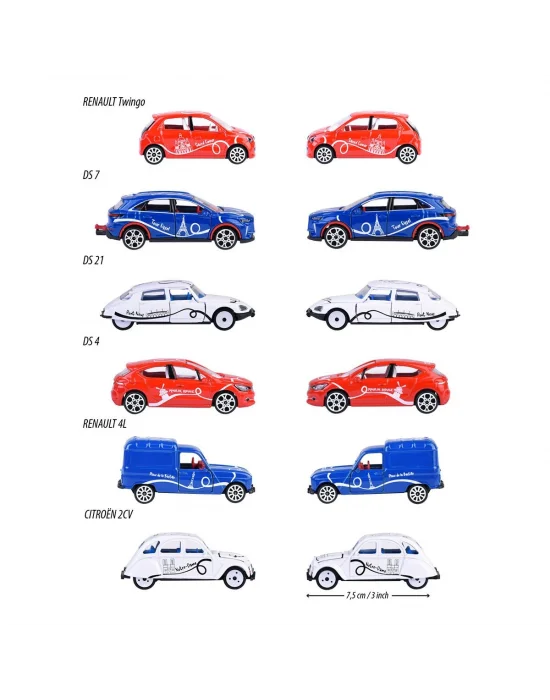 212055011 Majorette French Touch Premium Arabalar