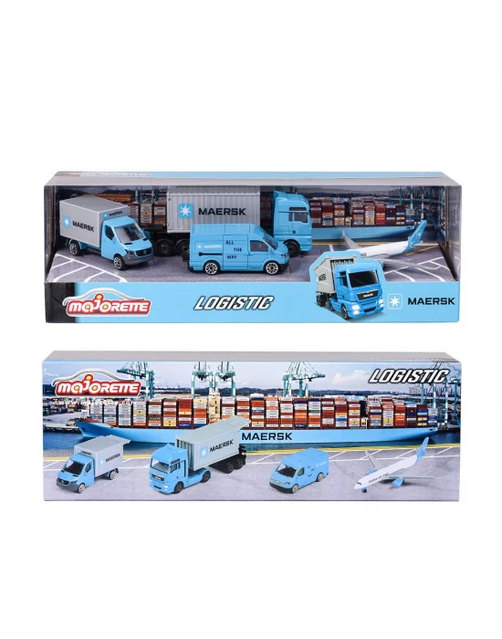 212057290 Majorette Maersk Lojistik Arabaları 4 Parça -simba