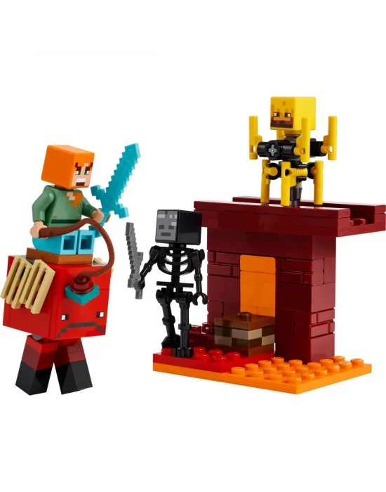 21266 Lego Minecraft Nether Lav Savaşı 99 Parça +6 Yaş