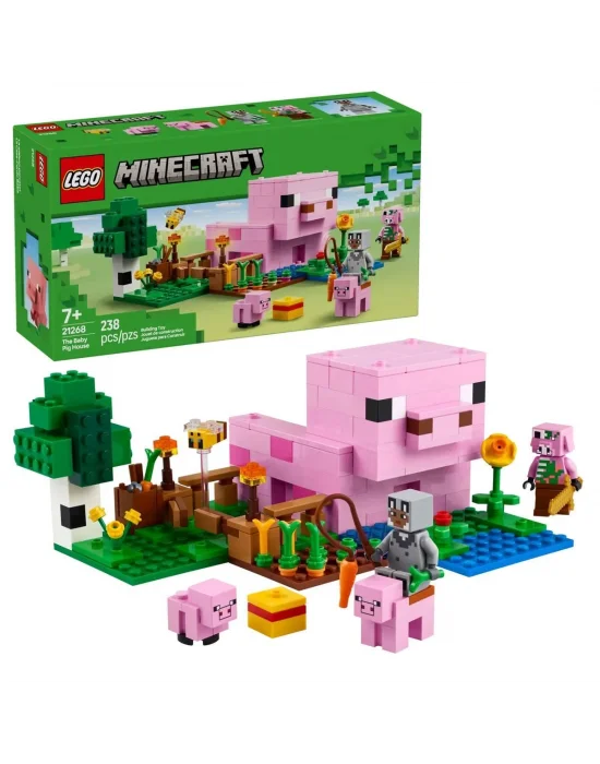 21268 Lego Minecraft Baby Pig Evi 238 Parça +7 Yaş
