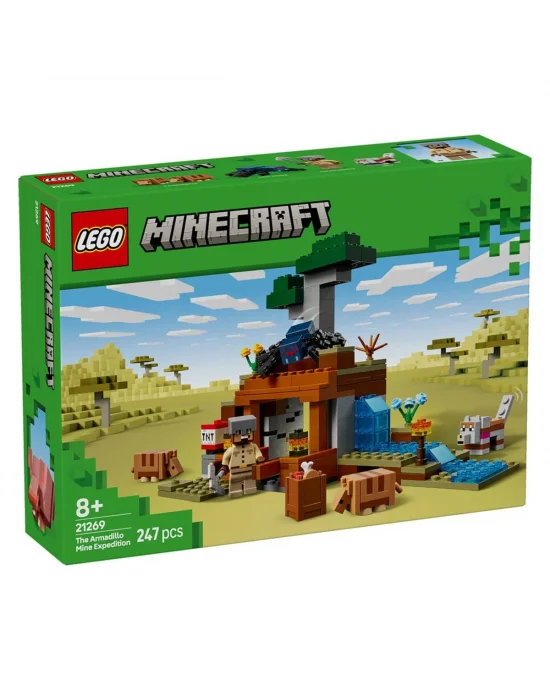 21269 Lego Minecraft Armadillo Maden Keşfi 247 Parça +8 Yaş