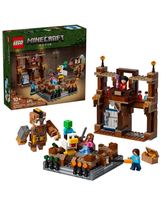 21272 Lego Minecraft Orman Malikanesi Dövüş Ringi 491 Parça +10 Yaş
