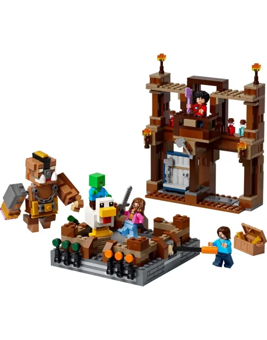 21272 Lego Minecraft Orman Malikanesi Dövüş Ringi 491 Parça +10 Yaş