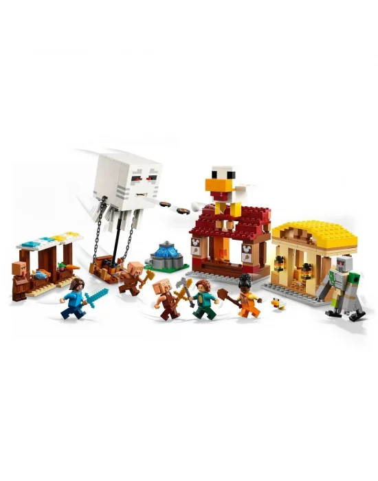 21273 Lego Minecraft The Ghast Balloon Köy Saldırısı 555 Parça +10 Yaş