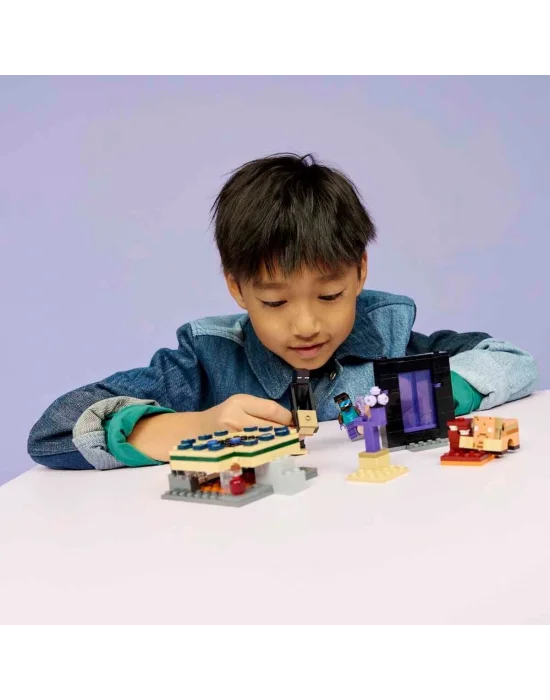 21584 Lego Minecraft Nether Ve End Geçidi Yolculuğu 192 Parça +7 Yaş