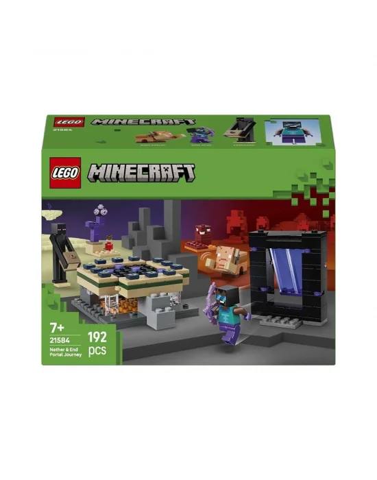 21584 Lego Minecraft Nether Ve End Geçidi Yolculuğu 192 Parça +7 Yaş