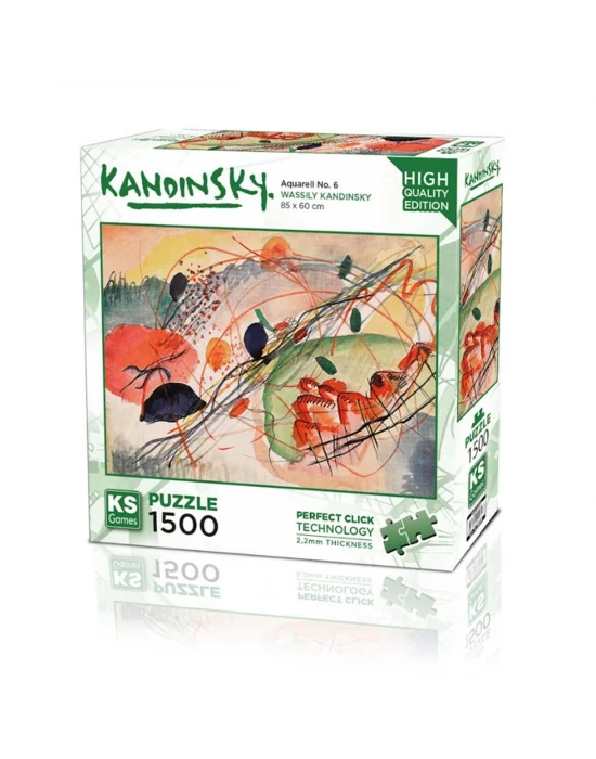 22031 Aquarell No:6 1500 Parça Puzzle -ks