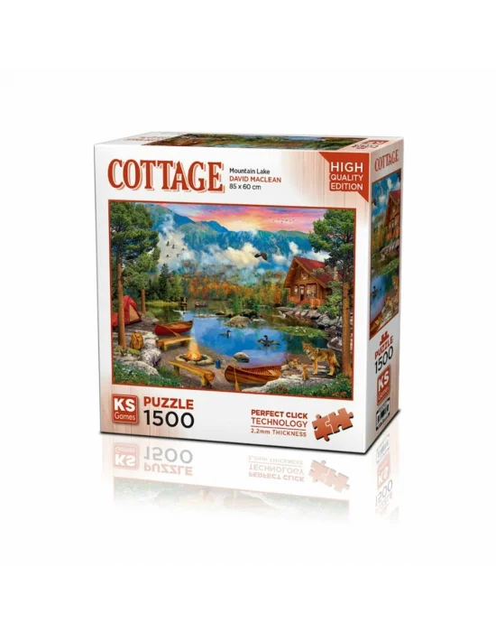 22036 Mountain Lake 1500 Parça Puzzle -ks