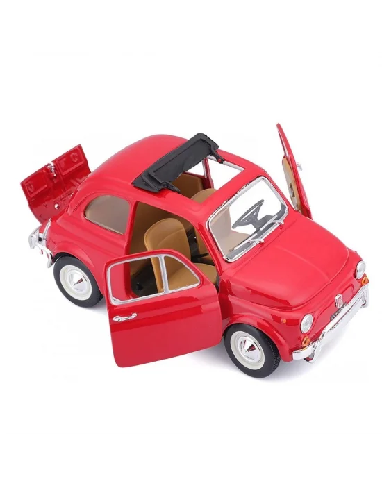 22099 Burago Fiat 500l 168 Kırmızı 1:24 -sunman