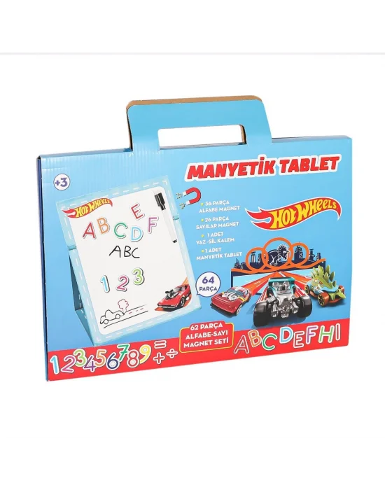 2236 Hot Wheels Manyetik Tablet 62 Parça Manyetikli