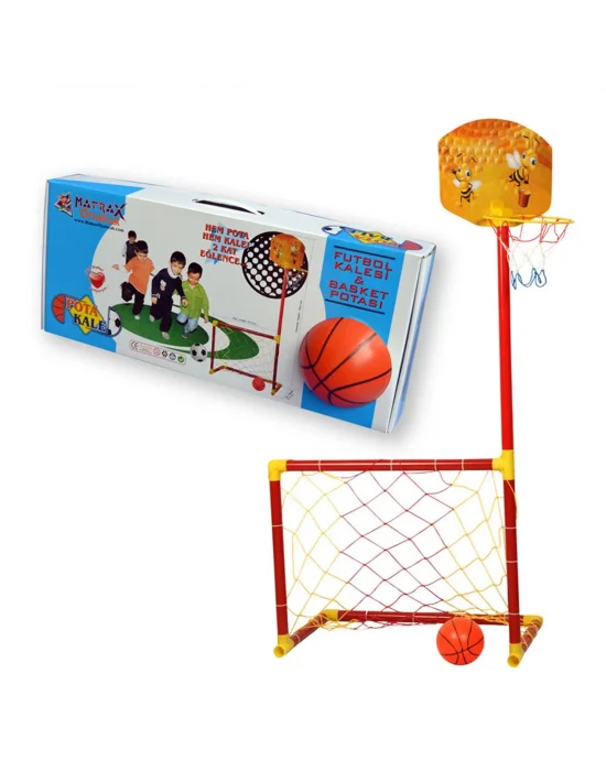 224 Portatik Kale Ve Basket Potası -akçiçek Oyuncak