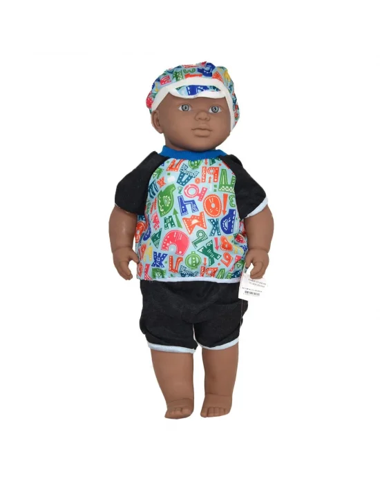 2251 Gamze, Konuşan Aliş Erkek Kel Bebek 55 Cm