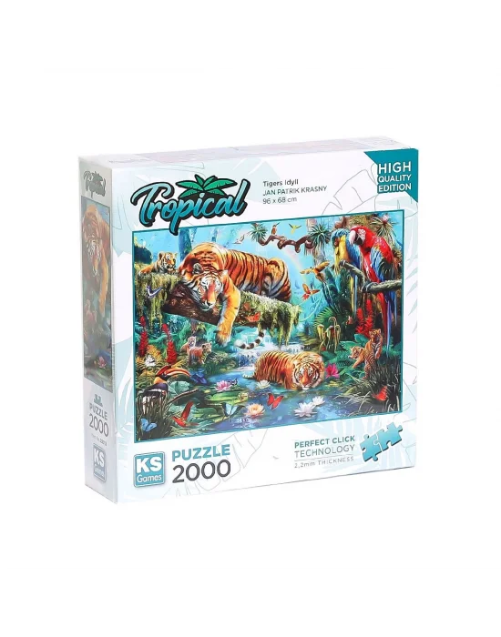 22512 Tiger Idyll 2000 Parça Puzzle -ks Puzzle