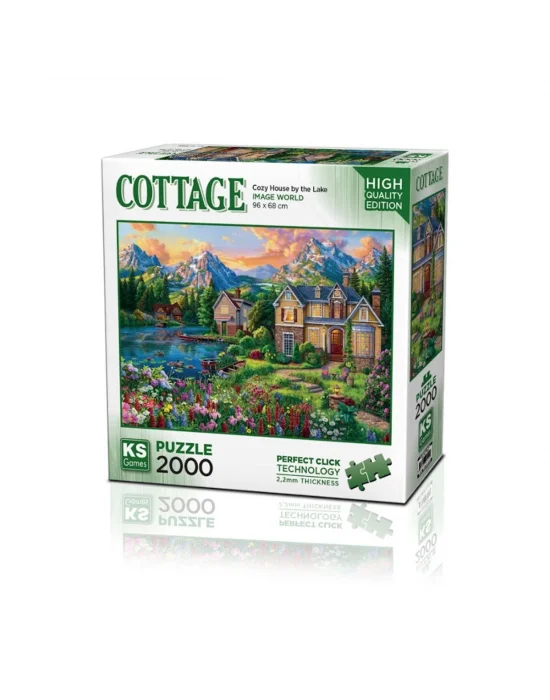 22522 Cozy House By The Lake 2000 Parça Puzzle -ks Puzzle