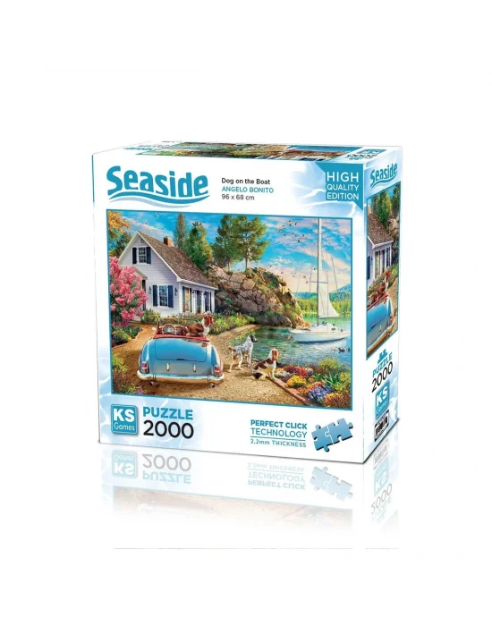 22537 Puzzle 2000 Dog On The Boat