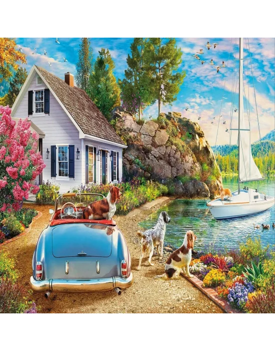 22537 Puzzle 2000 Dog On The Boat