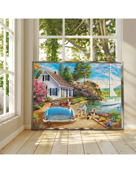 22537 Puzzle 2000 Dog On The Boat