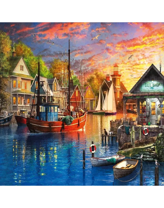 23023 Puzzle 3000 American Harbour Sunset