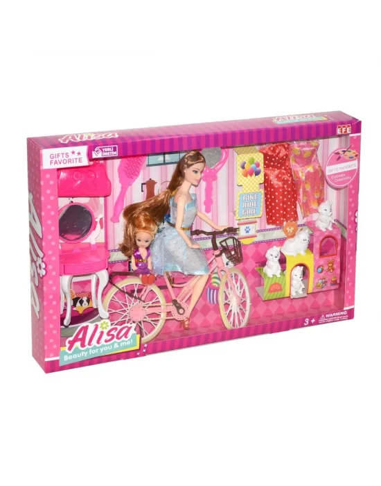 255 Efe, Alisa Ve Bisikleti Oyun Seti / +3 Yaş