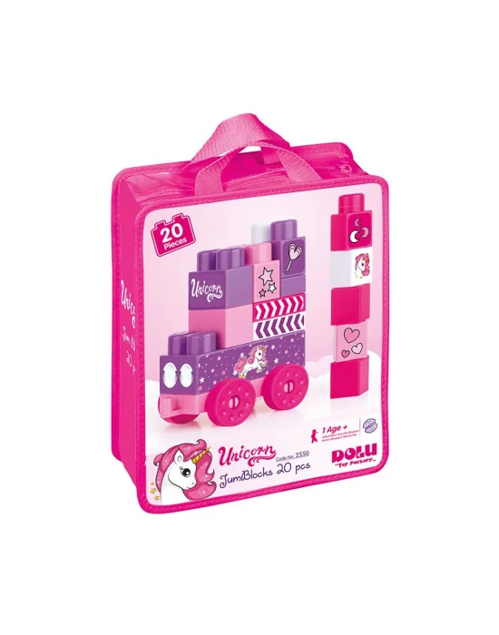 2550 Unıcorn Çantalı Mega Blok 20 Lı