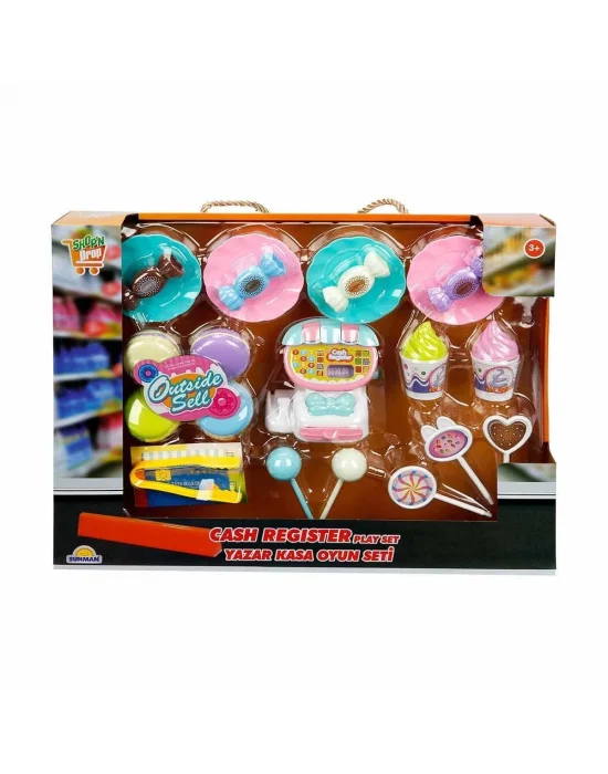 2570 Mini Yazar Kasalı Alışveriş Seti -sunman