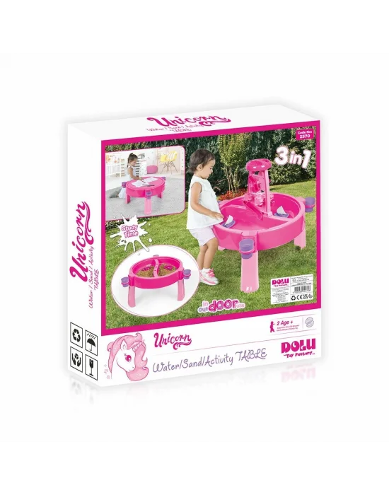 2570 Unicorn Su Ve Kum Aktivite Masası -dolu