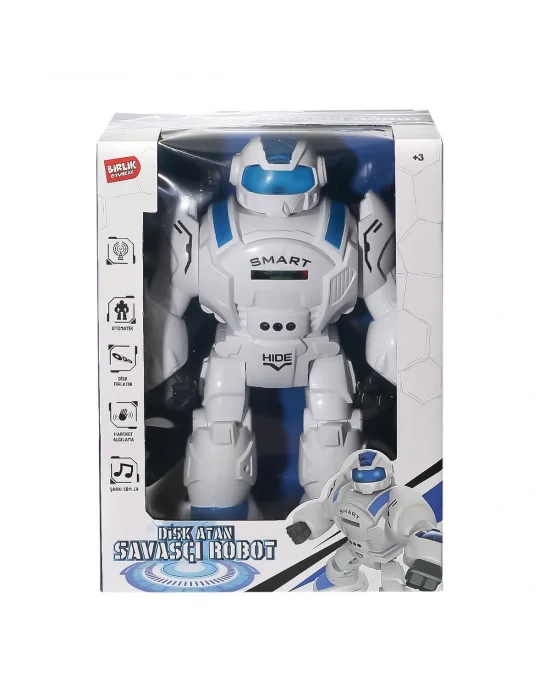27115 Kumandalı Disk Atan Süper Robot -birliktoys