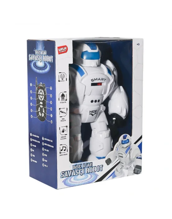 27115 Kumandalı Disk Atan Süper Robot -birliktoys