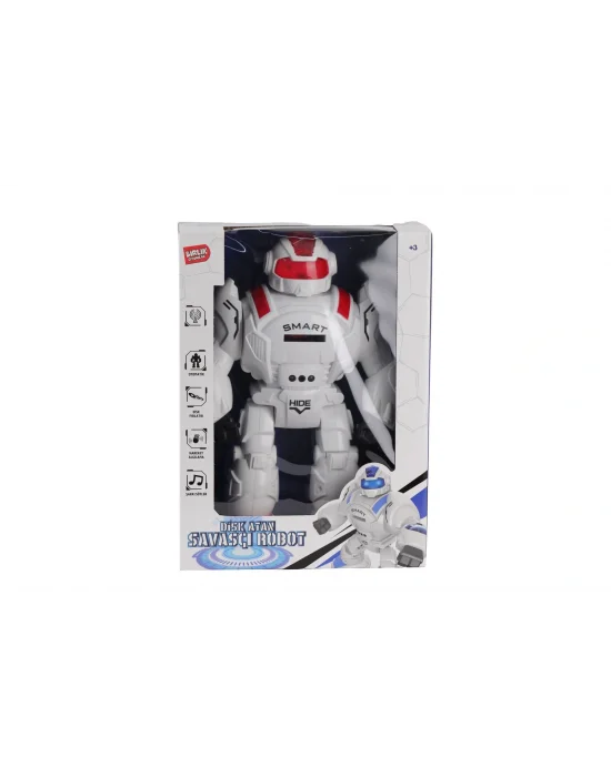 27115 Kumandalı Disk Atan Süper Robot -birliktoys