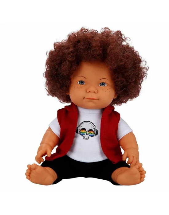 30151 Sunman, Curly Kıvırcık Saçlı Bebek 35 Cm