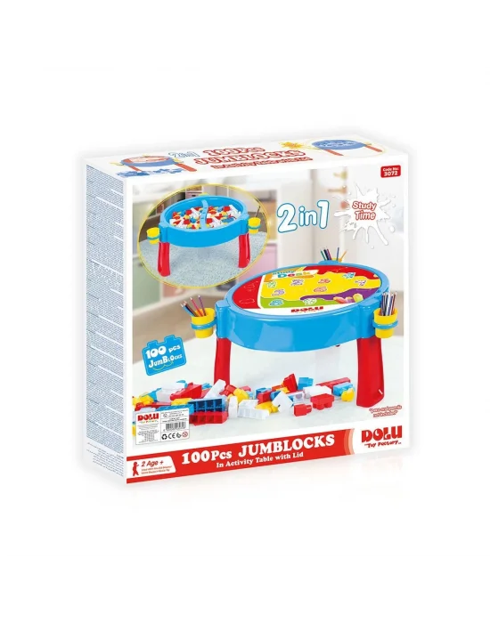 3072 100 Parça Mega Bloklu Aktıvıte Masası