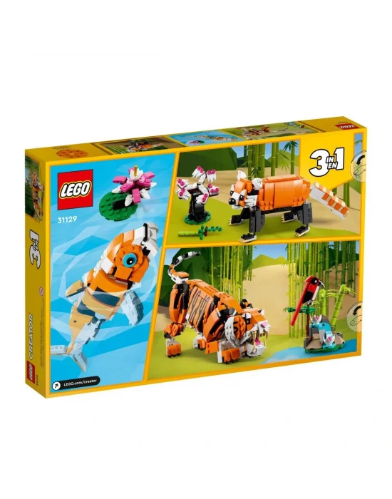 31129 Lego Creator 3in1 - Görkemli Kaplan 755 Parça +9 Yaş