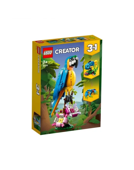 31136 Lego Creator 3in1 - Egzotik Papağan 253 Parça +7 Yaş
