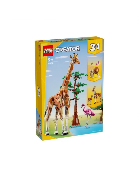 31150 Lego Creator 3ü1 Arada Vahşi Safari Hayvanları 780 Parça +9 Yaş