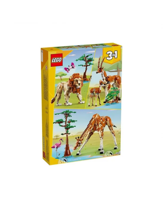 31150 Lego Creator 3ü1 Arada Vahşi Safari Hayvanları 780 Parça +9 Yaş