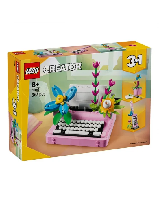 31169 Lego Creator 3in1 - Çiçekli Daktilo 363 Parça +8 Yaş