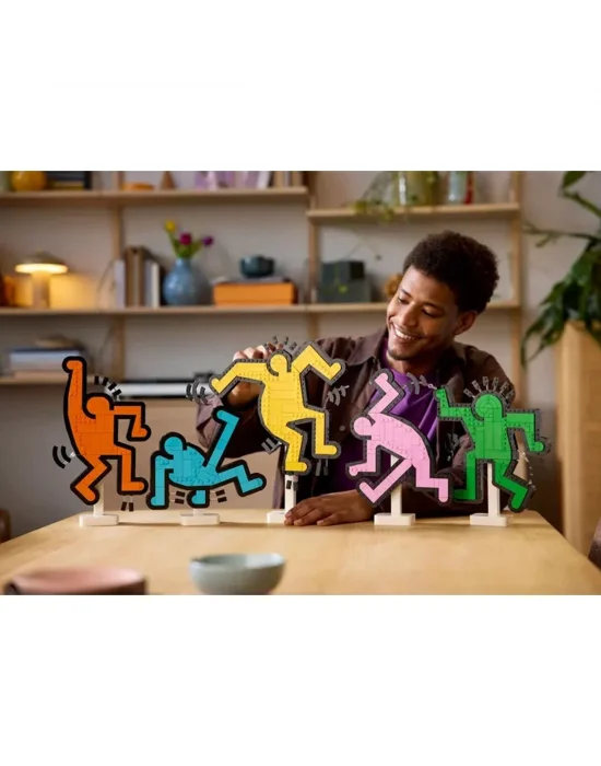 31216 Lego İcons - Keith Haring – Dans Eden Figürler 1773 Parça +18 Yaş