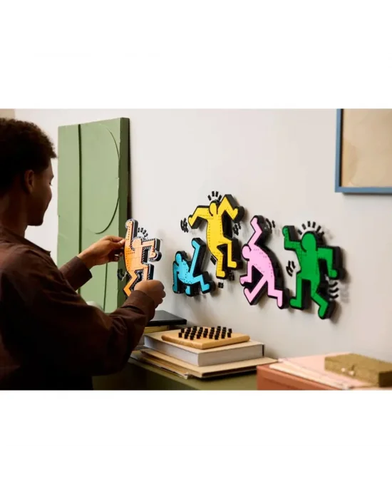 31216 Lego İcons - Keith Haring – Dans Eden Figürler 1773 Parça +18 Yaş