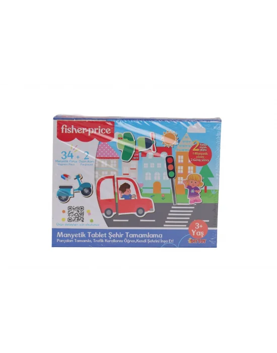 3127 Fisher Price Manyetik Tablet Şehir Tamamlama