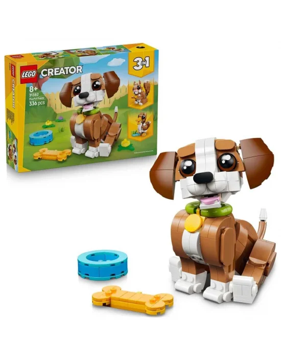 31382 Lego Creator 3in1 Sevimli Hayvanlar: Oyunbaz Yavru Köpek 336 Parça +8 Yaş