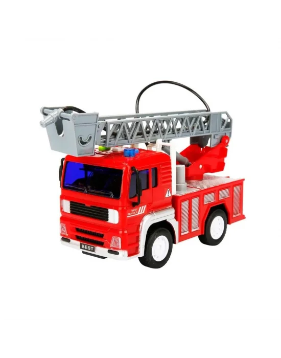 3150 Maxx Wheels Sesli Ve Işıklı Su Fışkırtan İtfaiye Aracı 20 Cm